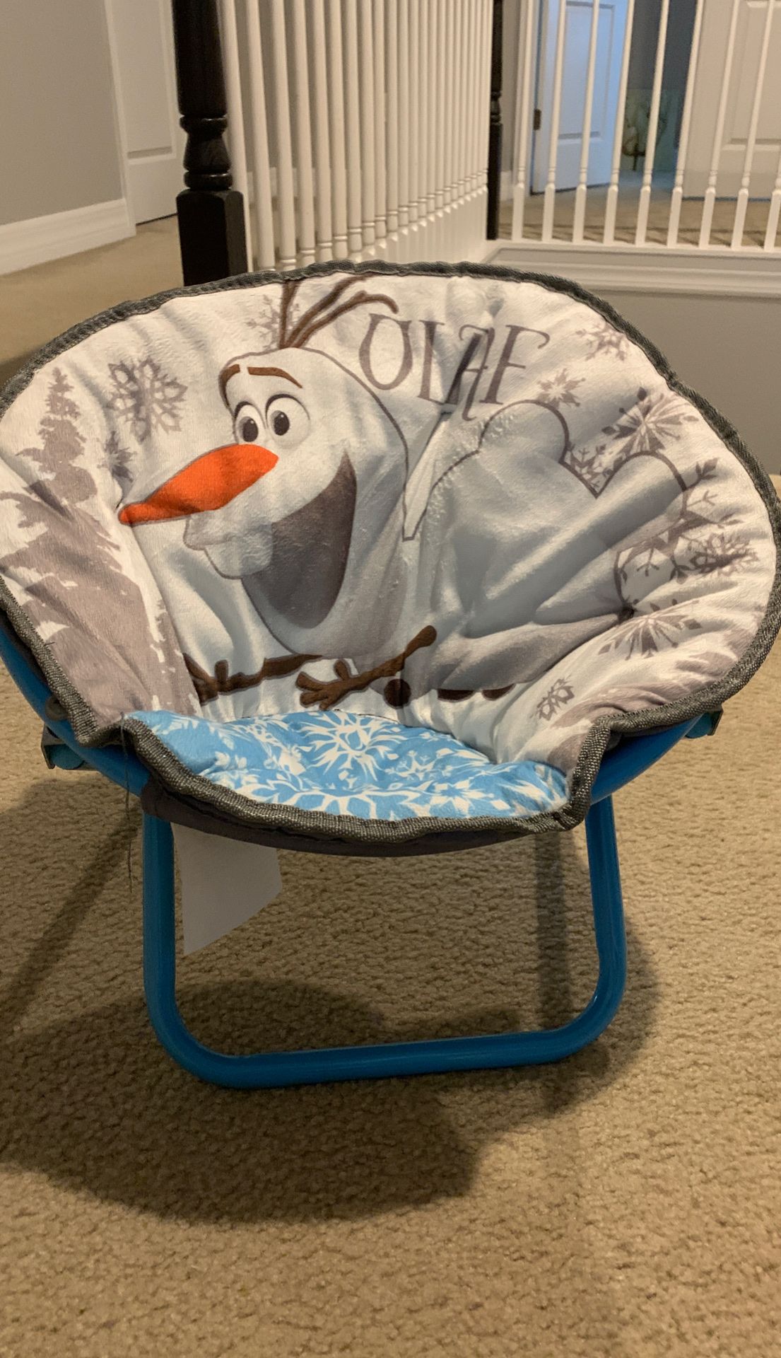 Olaf folding toddler chair