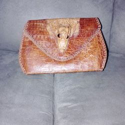 Vintage Alligator Purse 