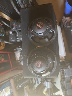 12” subwoofers and box kiker