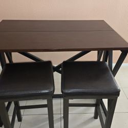 High Pub Table 4 Stools