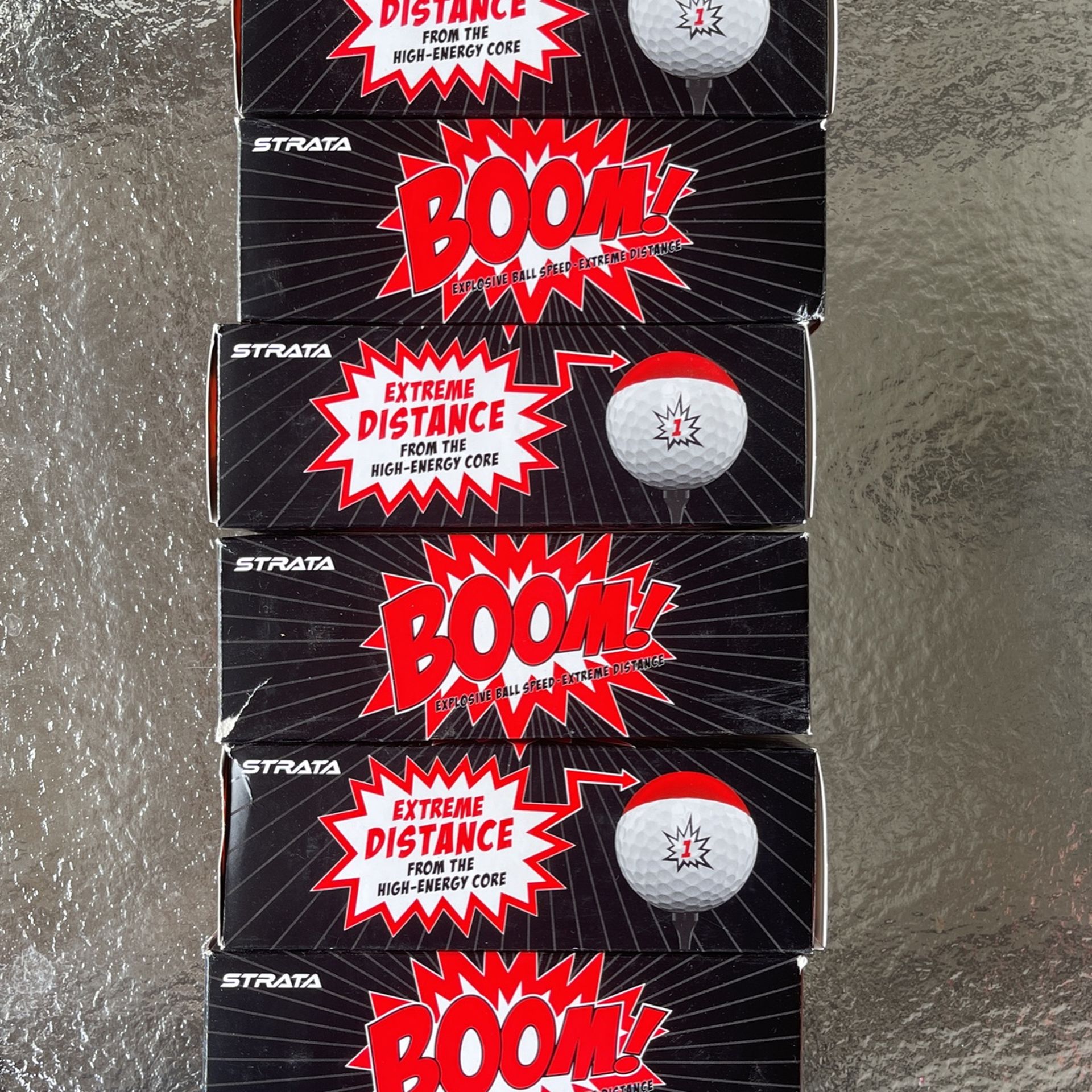 Boom Extreme Distance Golf Balls (21 Total) (NEW)