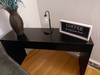 Black Console Desk Table