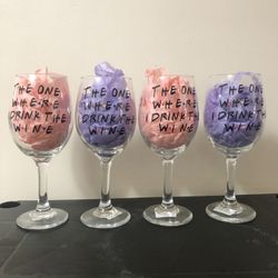 Custom wine glasses
