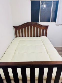 Classic wooden bed frame