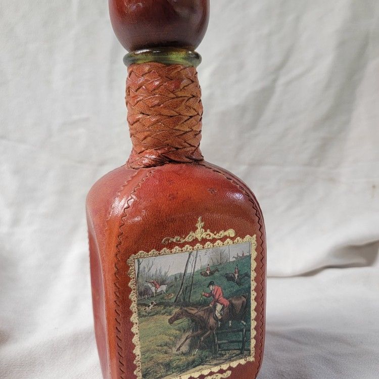 Leather Wrapped Decanter