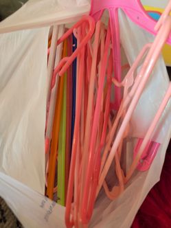 Children pink hangers