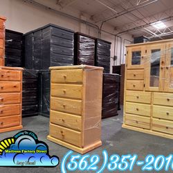 New solid wood cajonera Comoda de Pino nueva chest dresser