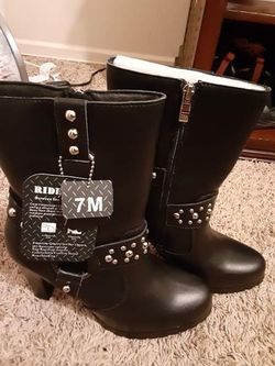 Motorcycle jacket and boots