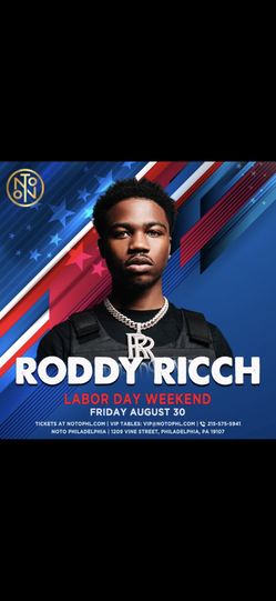 Roddy Rich Live Labor Day