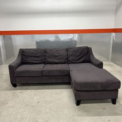 WOW! Charcoal Gray Cindy Crawford Sectional Couch ONLY $365 ($1,600 Retail!!) Free Delivery! 🚚 