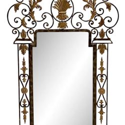 Vintage Wrought  Iron Mirror