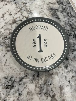 1st Birthday Plate