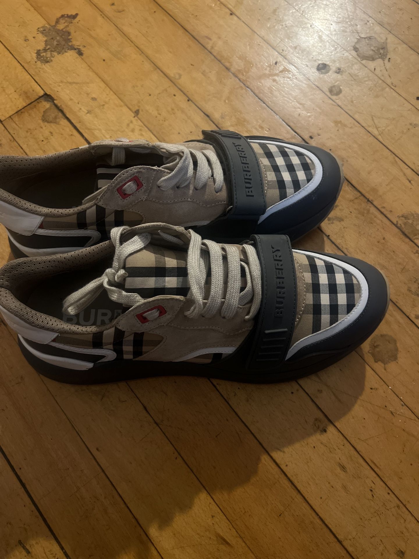 Burberry Chexk Trainers Shoes
