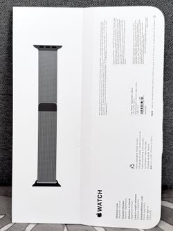 Brand New Original Apple Milanese Loop Band – 46mm (Slate / Gray)