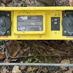 CEP (Construction Electrical Products) Model 6506-G portable power distribution unit, also known as a "spider box