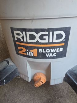Ridged 2 in 1 blower shop vac