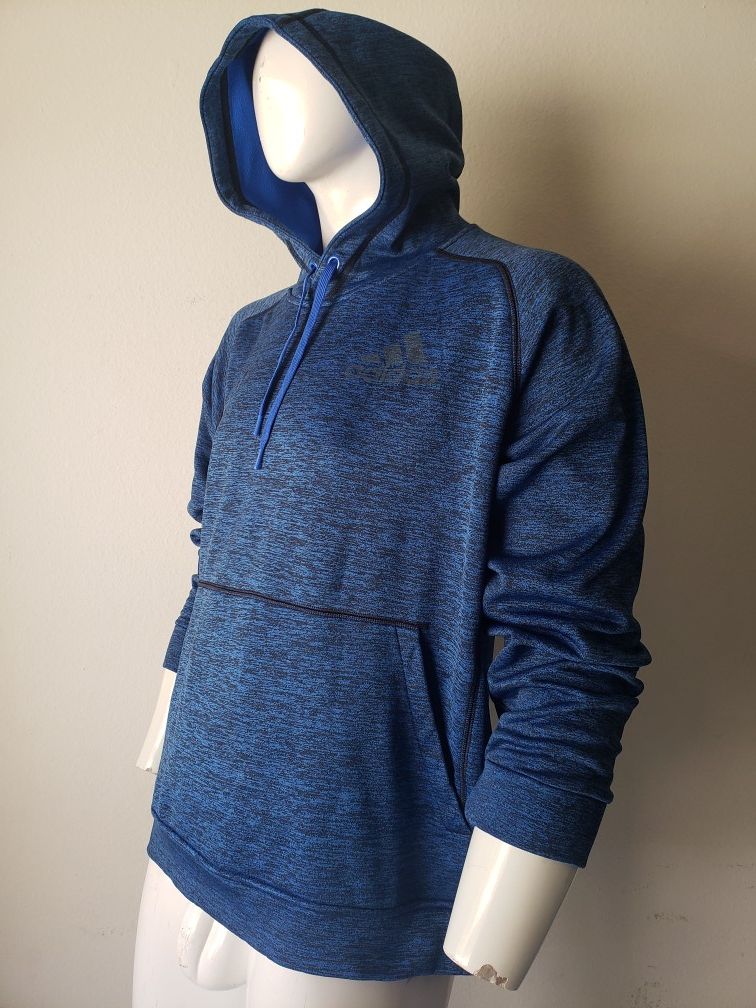 Men's Adidas Blue Hoodie Pullover Size XL