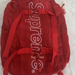 red supreme bag