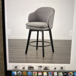 Bar Stool By Kaylee Swivel With Arms