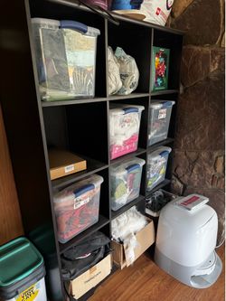 12 Cube Organizer / bookshelf -Black