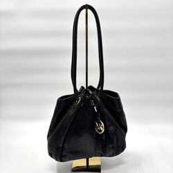 Michael Kors Python Print Shoulder Bag