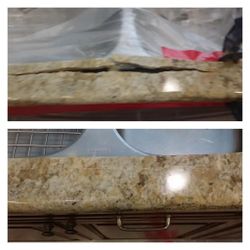 Granite Cracked Repair.