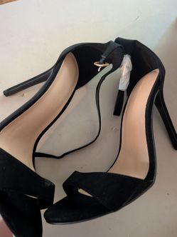 Women's black high heels