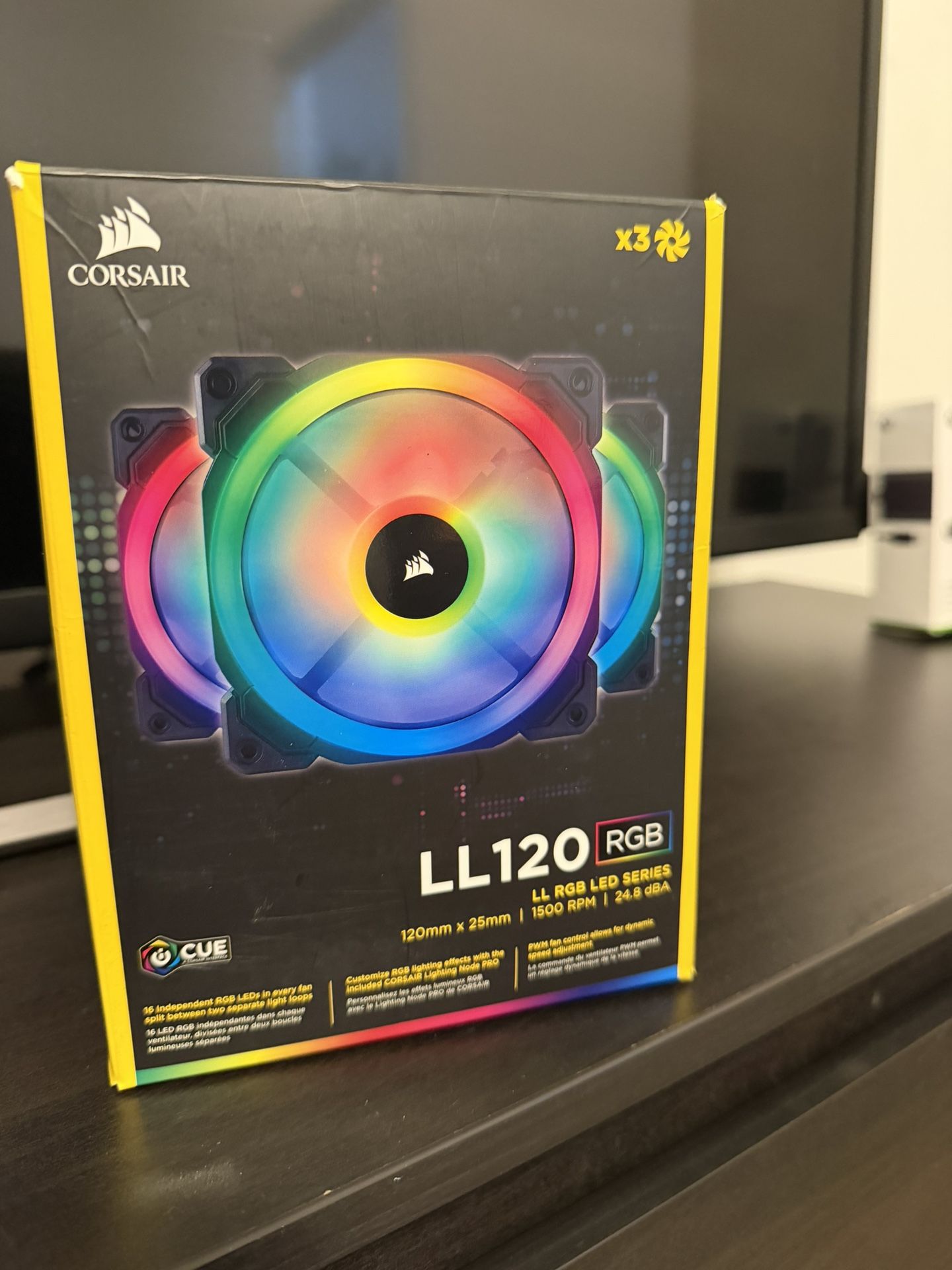 LL120RGB case fans x3