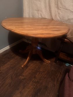 wooden table