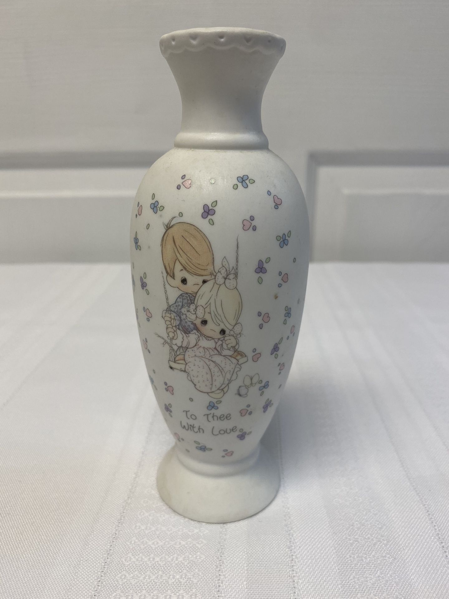 Precious Moments Vase “To Thee with Love”