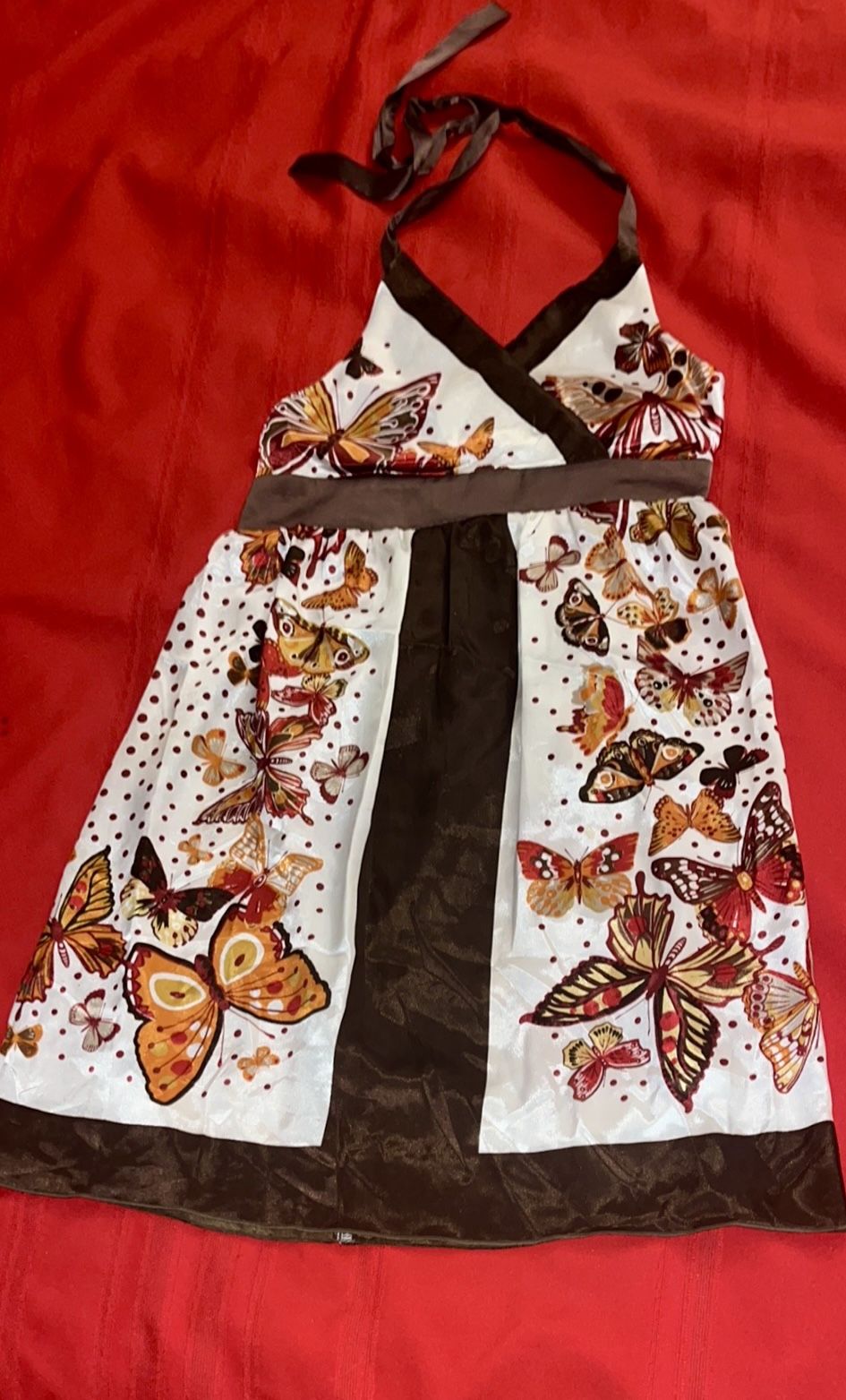 $10 Girls 16 Butterfly Halter Dress