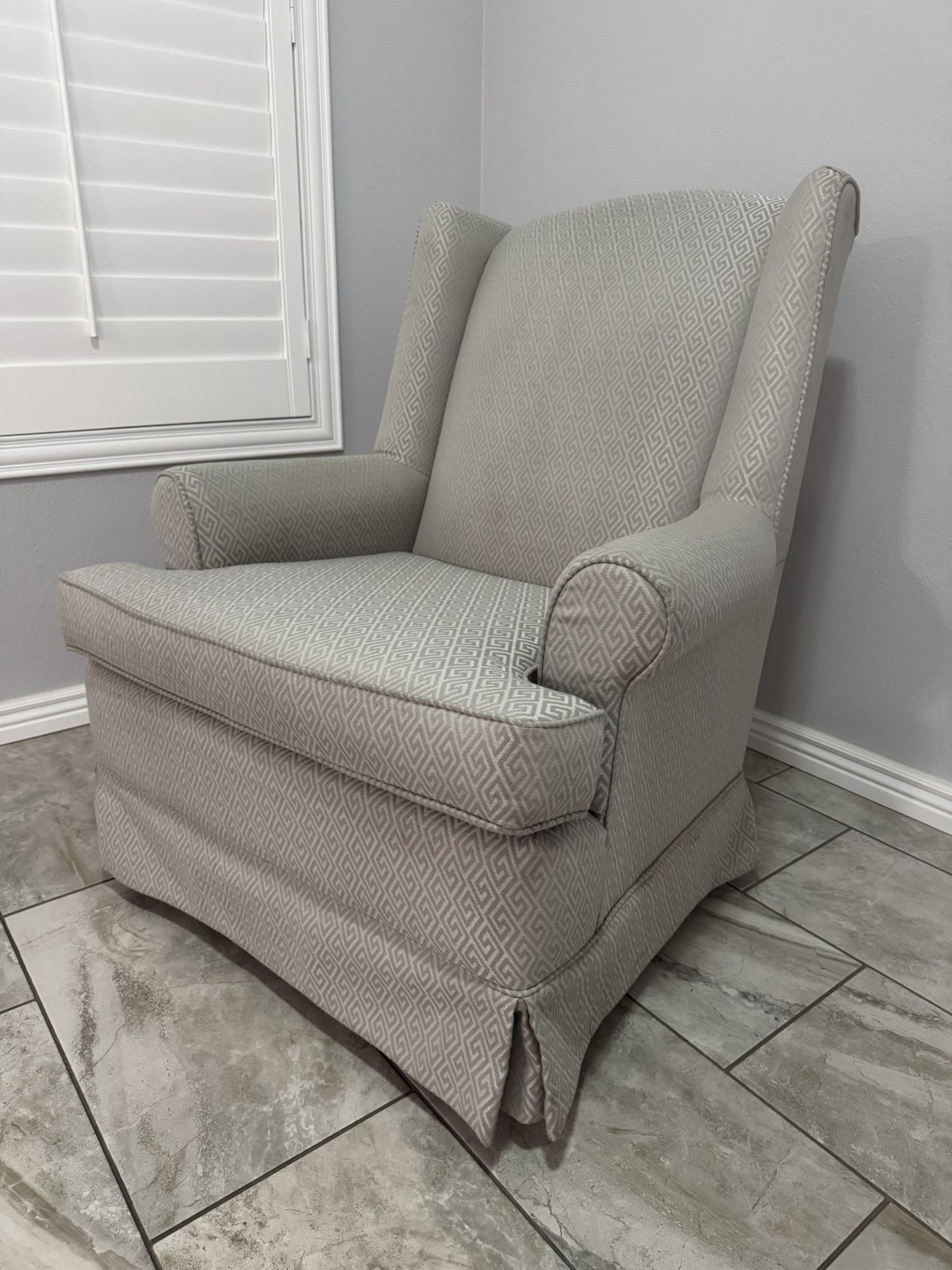 Gray Swivel & Rocking chair