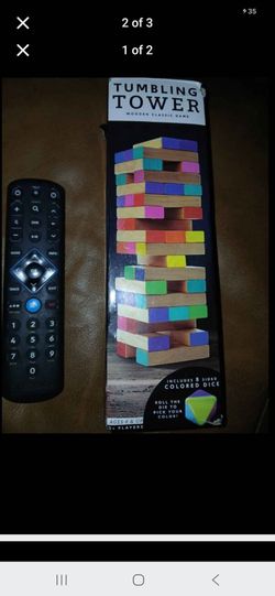 Jenga tumbling tower