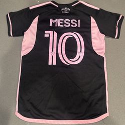 Messi Jersey.  Youth Small.  Miami.  Adidas. 