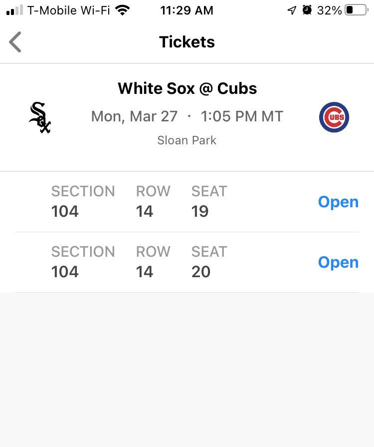 Chicago Cubs vs Chicago White Sox Spring Training Mesa 3/27