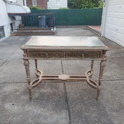 Beautiful Antique Marbletop Console Table 