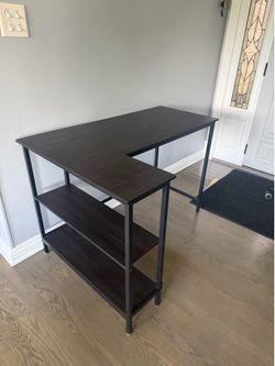 Black desk