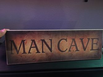 Man Cave sign