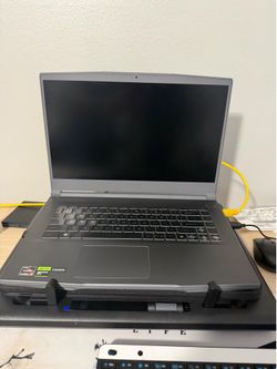 MSI laptop with cooling fan