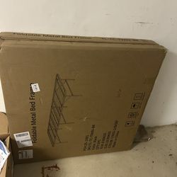 Brand new twin mattress and frame