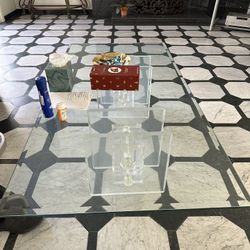 All Glass Coffee Table 60x30