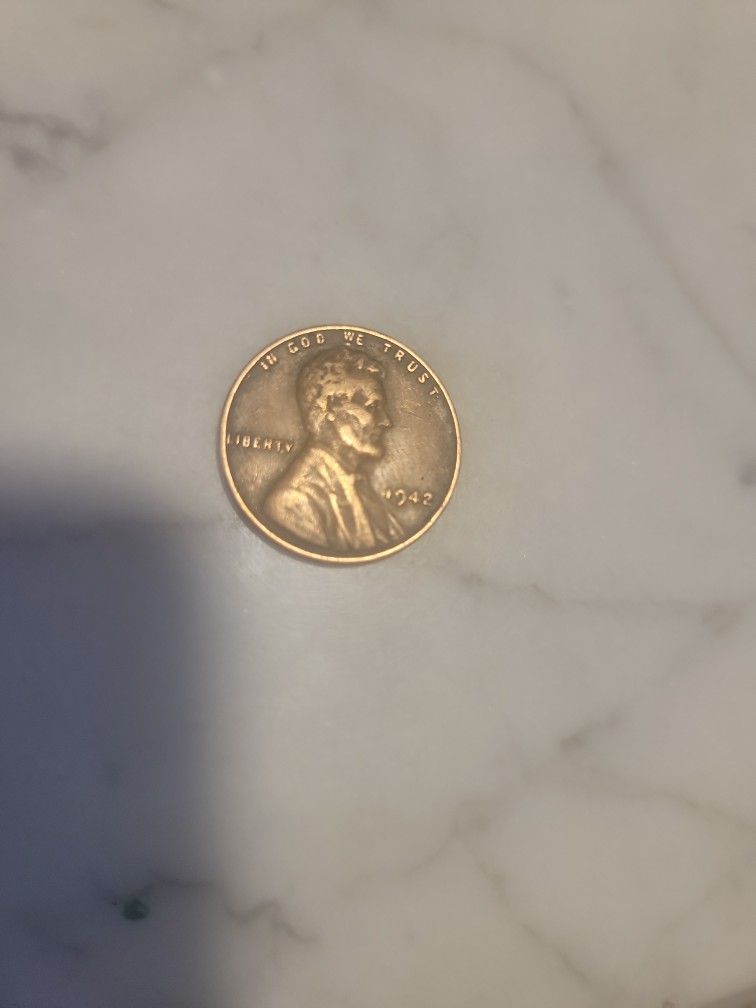 1942 No Mint Mark RARE Wheat Penny