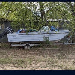Boat On Trailer 