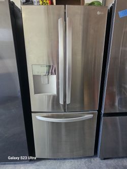 REFRIGERATOR  LG  FRENCH DOOR  STAINLESS STEEL  30 (w)