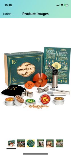 New Whiskey Smoker Kit with Torch