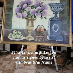 Original hand paint it oil on canvas signed by artist