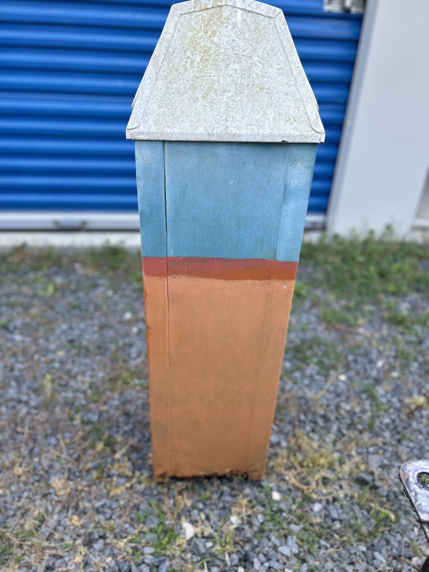 Vintage Art Deco Trash Can 1940s