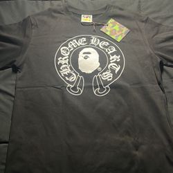 Bape X Chrome Heart tee