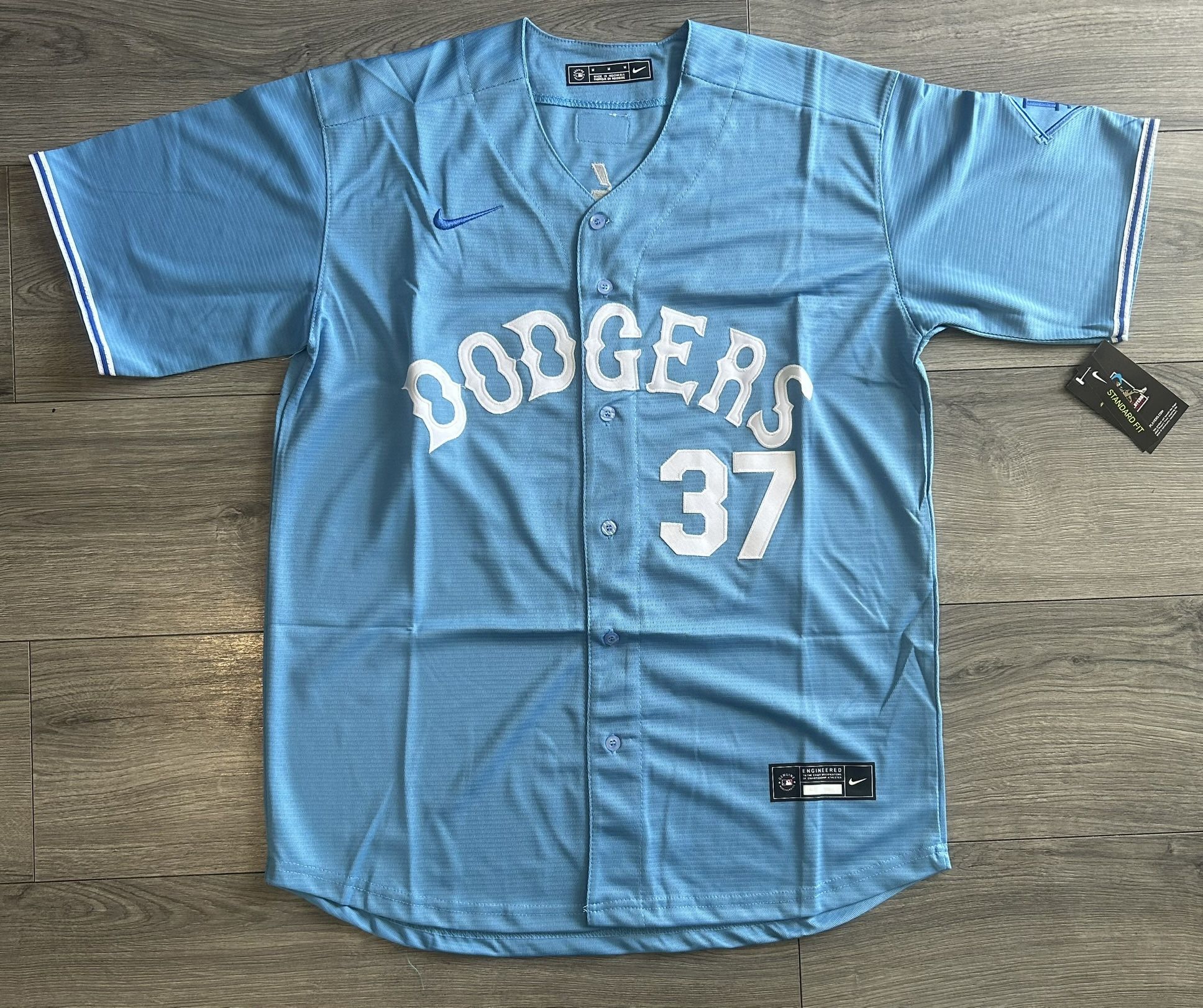Los Angeles Dodgers Teoscar Hernández Light Blue Jersey