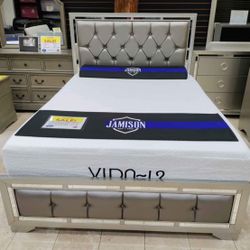 Beautiful Jasmine bedroom set now only $699. Easy finance option. Same day delivery.